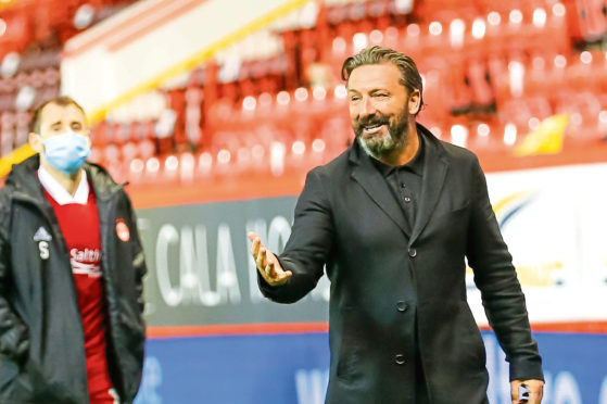 Dons boss Derek McInnes
