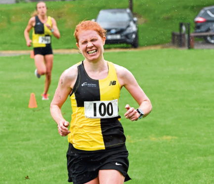 Claire Bruce in action.
Picture by Kenny Elrick