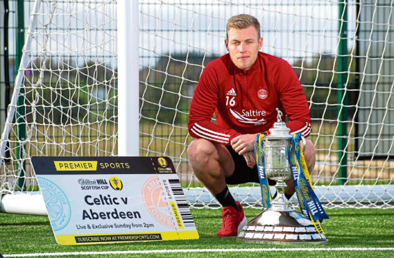 Sam Cosgrove at Cormack Park yesterday.