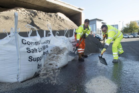 Residents can now apply for a community salt bag