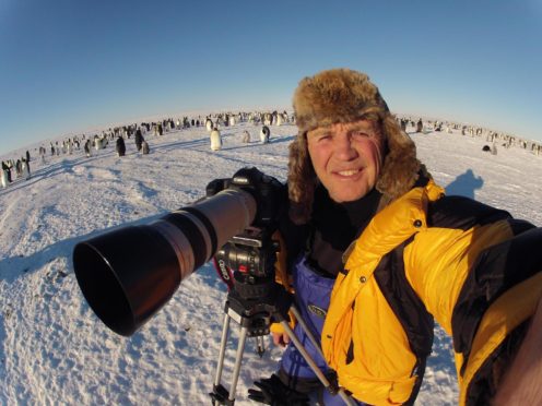 TV wildlife cameraman Doug Allan, one of the keynote speakers at this year's TechFest