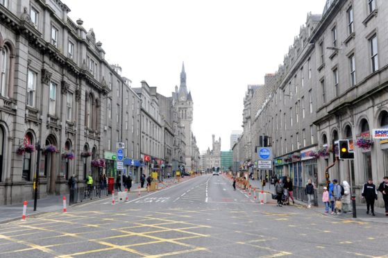 Business leaders are calling on Aberdeen to be moved into level one