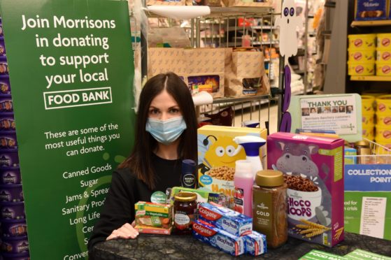 Kerry Brown is a community champion at Morrisons in Banchory.