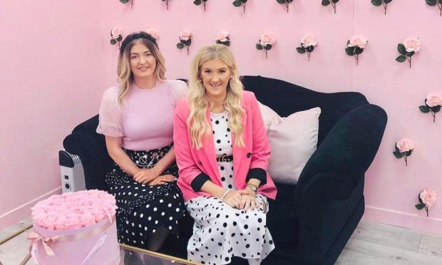 Pictured, from left, is Chloe Bellany and Amy-Jo Walker.