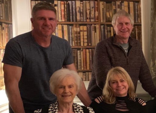 Ivor Ferguson with his family