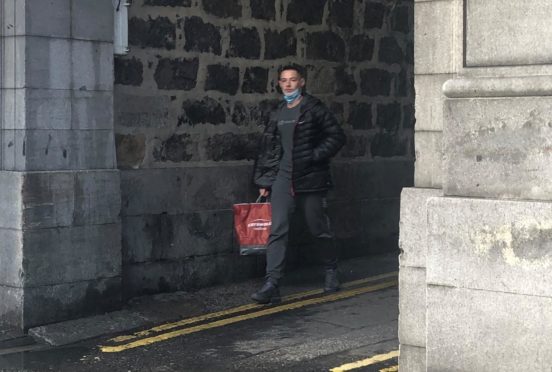 Owen Kane leaving court.