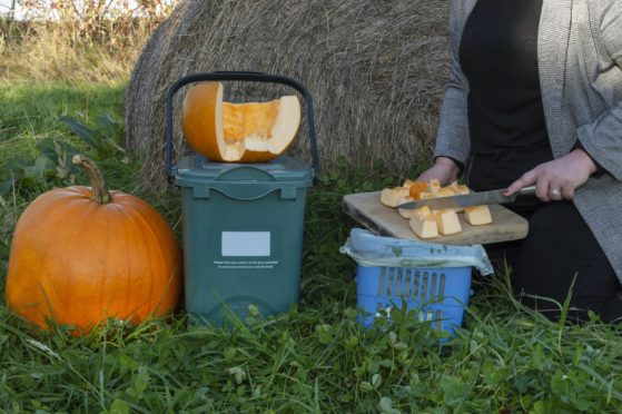 Aberdeenshire Council is urging residents to recycle their pumpkins