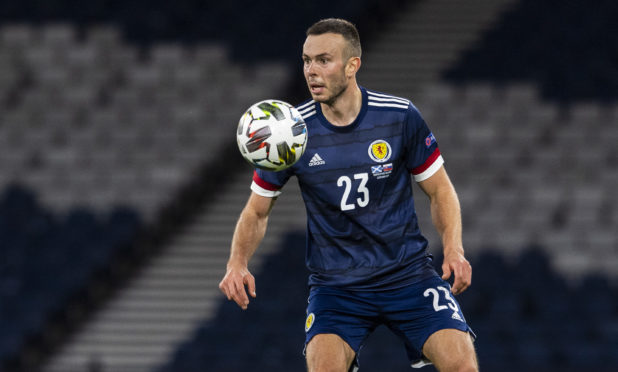 Andy Considine in action for Scotland
