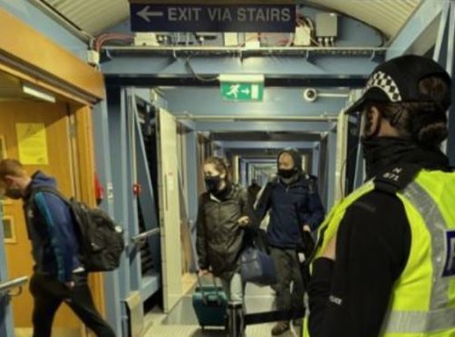 Police have been involved in a week-long crackdown on ferries