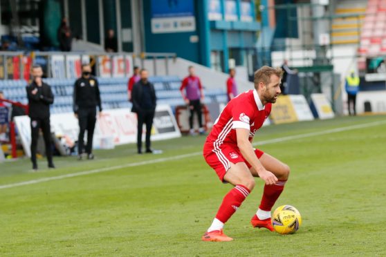 Niall McGinn has only made three starts for Aberdeen so far this season