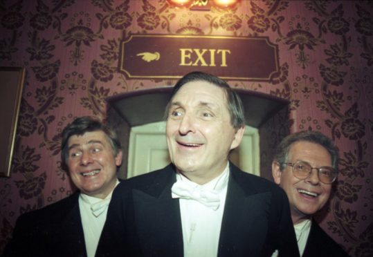 Scotland the What? team Steve Robertson, Buff Hardie and George Donald made their farewell appearance at His majesty's Theatre