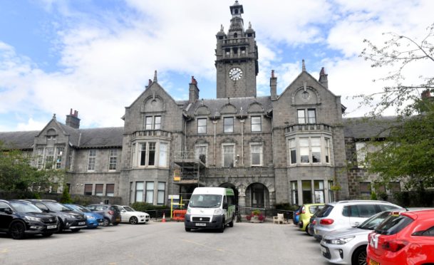 Woodend hospital in Aberdeen