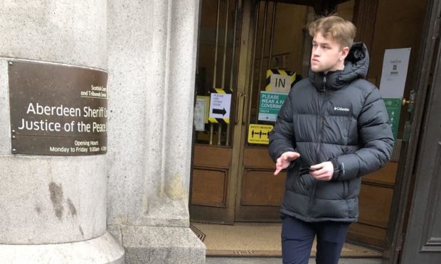 Ryan Murdoch leaving court.