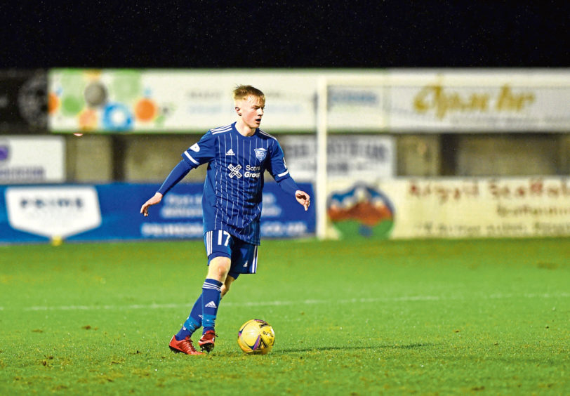 Peterhead's Lyall Cameron. Pictured by Darrell Benns