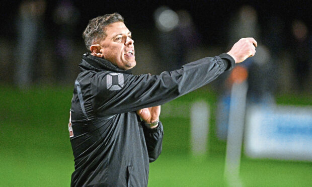 Buckie Thistle boss Graeme Stewart. Picture by Jason Hedges.