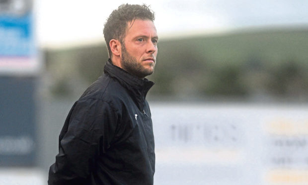 Formartine United manager Paul Lawson is aiming high for the new season. Picture by Darrell Benns