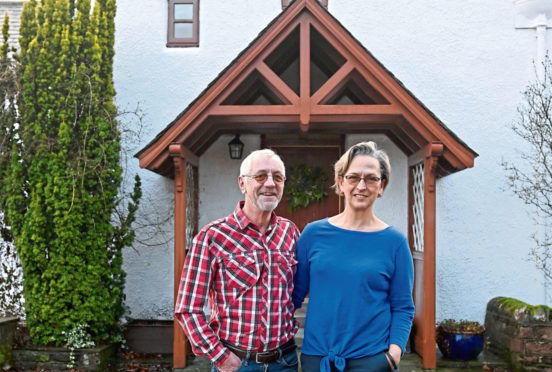 Kevin and Jane Cooke at their home.