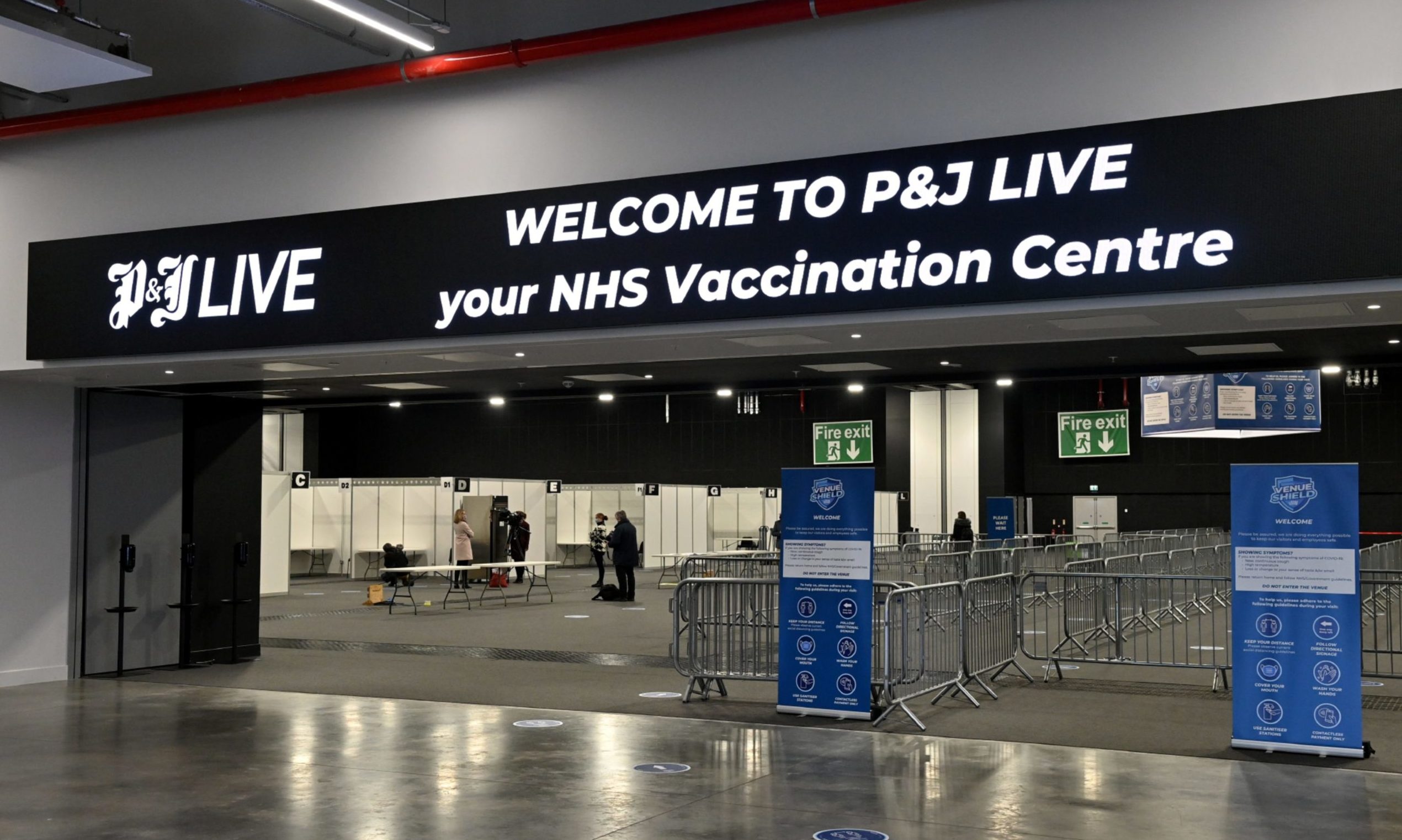 Mass immunisation 'super centre' at P&J Live to treat more than 10,000 within first week - Vimarsana News