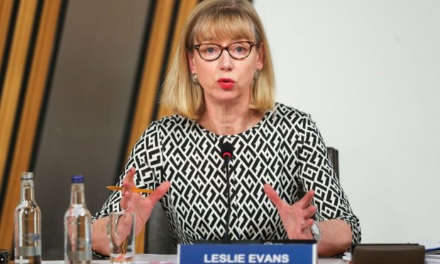 Permanent Secretary Leslie Evans.