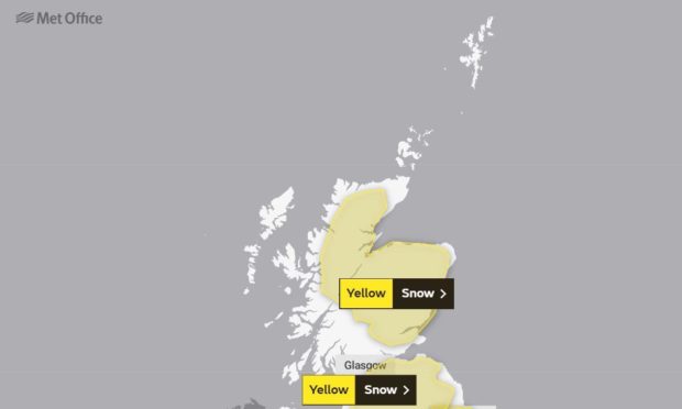 Residents in Inverness woke to a light dusting of snow