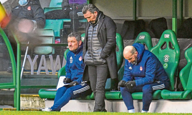 Aberdeen manager Derek McInnes.