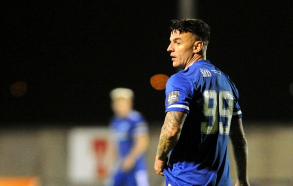 Derek Lyle was on target for Peterhead.