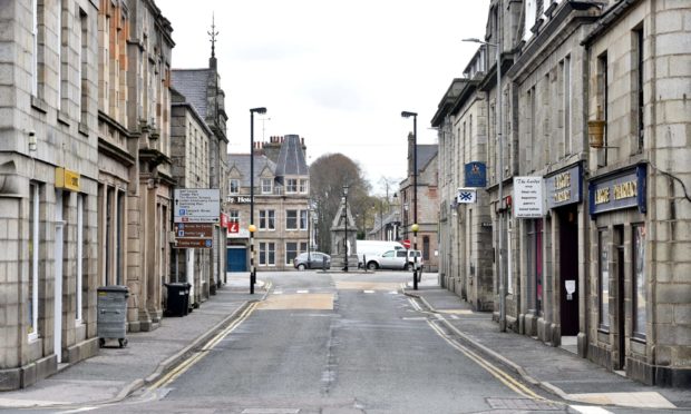 Homes in Huntly are without gas