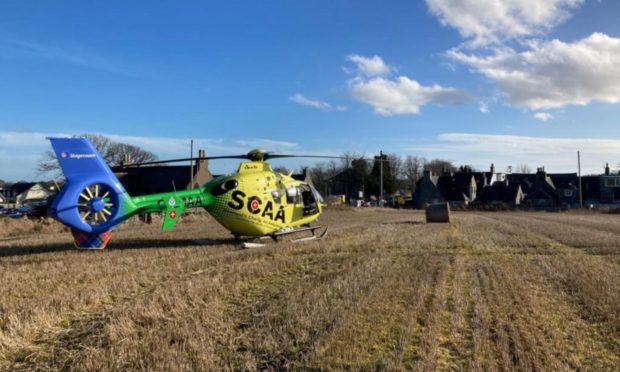 Scotland’s Charity Air Ambulance at Echt, Westhill.