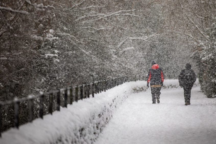 Snow joke for north-east Scots in 1947 or 2021.