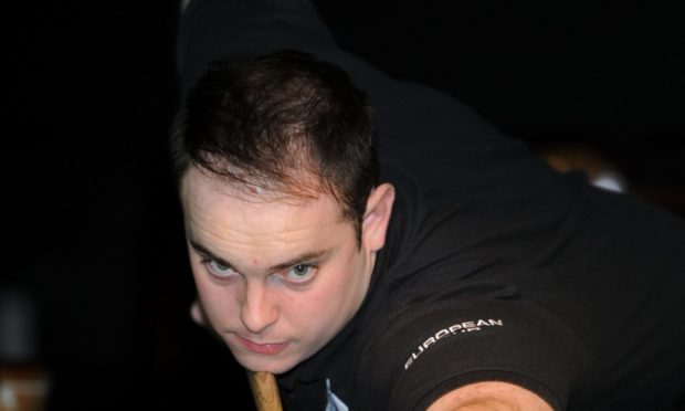 Seven-time North of Scotland snooker champion Marc Davis.