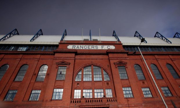 Ibrox Stadium, home of Rangers Football Club.