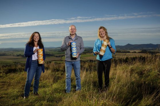 Karin, Mac and Kirstin Mackie from Mackie's of Scotland
