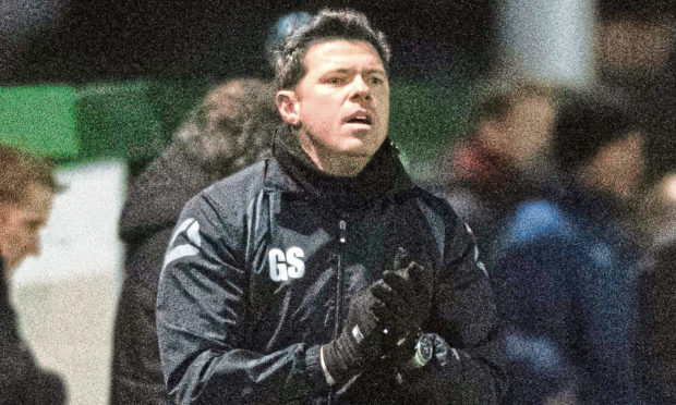 Buckie Thistle boss Graeme Stewart.