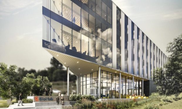 Construction work is getting underway on the new £40m BioHub in Aberdeen.