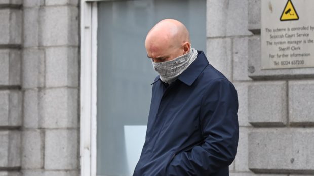 Andrew Murray outside the High Court in Aberdeen.