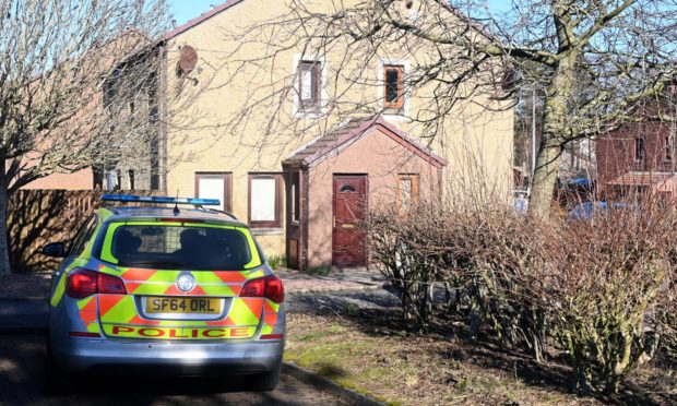 The property on Allison Close where the woman's body was found, is now boarded up.