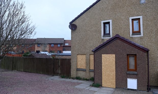 The house where the body of a Cove OAP was found