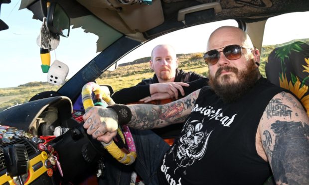 Scott Reid and Charlie Munro, organisers of the Aberdeen Band Weekender.