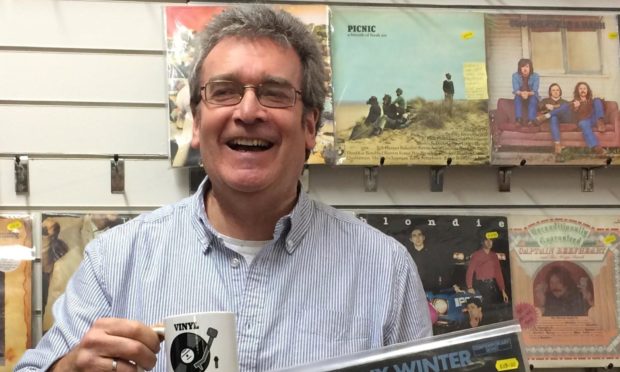 Aberdeen Vinyl Records' owner Bob Smith