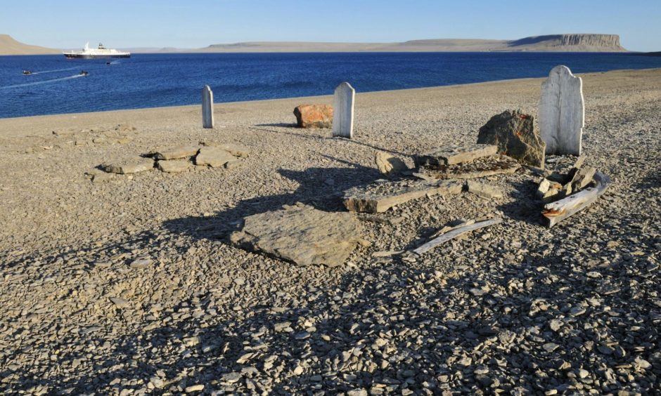 Robert Goodsir was the first to find the three graves on Beechey Island which gave the first clue to the fate of the doomed Franklin expedition.