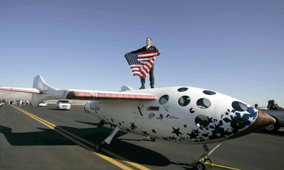 Brian Binnie is a true blood Scot who grew up in Aberdeen and went into space.