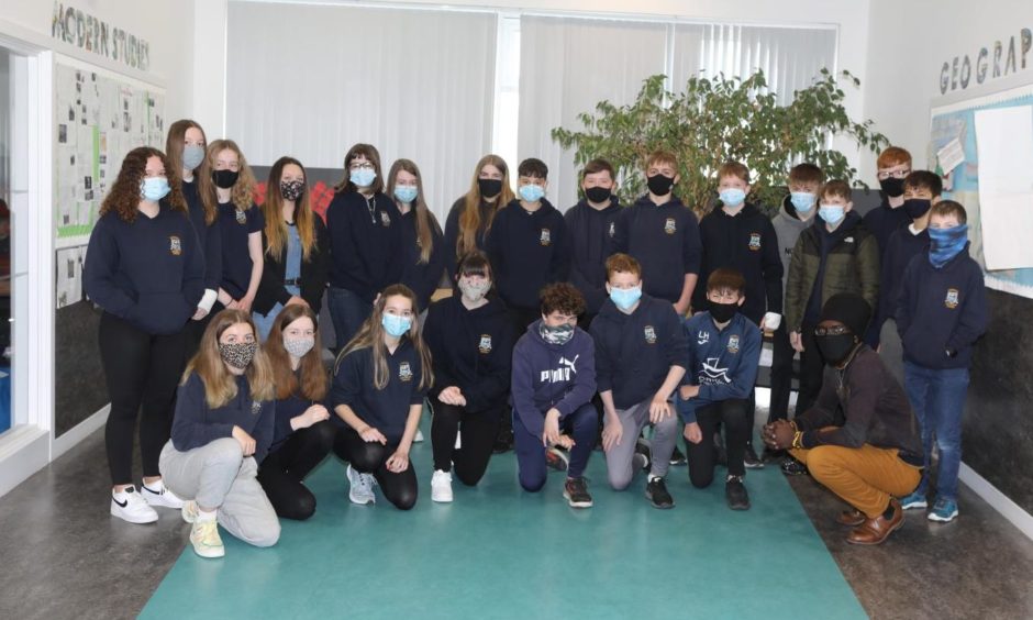 S2 Pupils at Kirkwall Grammar School recently launched community campaigns to collect supplies and funds for partner schools overseas.
