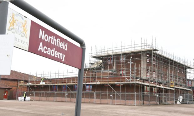 Northfield Academy, Aberdeen. Picture by Paul Glendell.