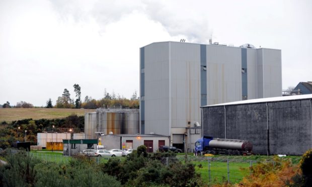 Glenlossie Distillery, near Elgin.