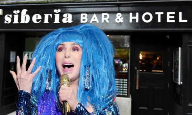 Cher has tweeted her encouragement to staff of Siberia bar and grill in Aberdeen
