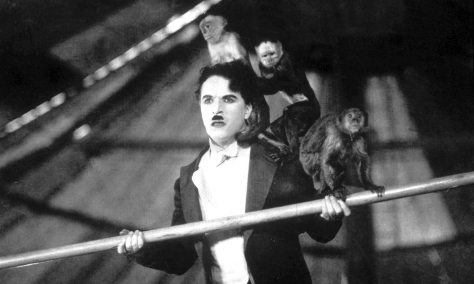Charlie Chaplin made a special return visit to Aberdeen in 1970.