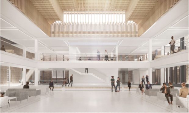 An artist's impression of the new flagship atrium at King's Quarter.