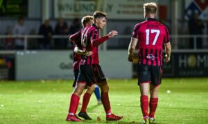 Kieran Shanks nets four times as Inverurie Locos cruise into Aberdeenshire Shield semi-finals