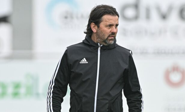 Cove Rangers manager Paul Hartley.