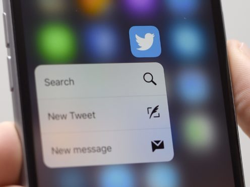 Twitter has been repeatedly criticised for its handling of abuse and offensive content on the site (Lauren Hurley/PA)